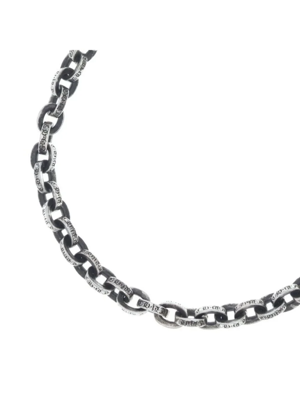 Chrome Hearts Paper Chain 18 Necklace Silver